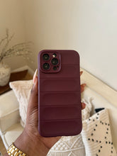 Load image into Gallery viewer, Maroon Soft 3D Stripe case