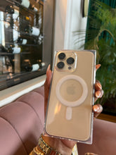 Load image into Gallery viewer, Transparent Rectangular MagSafe case