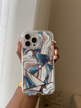 Load image into Gallery viewer, Electroplated Marble design 2 in 1 SHOCKPROOF CASE