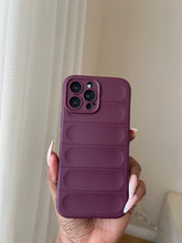 Load image into Gallery viewer, Maroon Soft 3D Stripe case