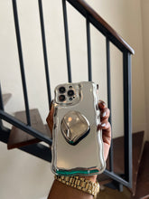 Load image into Gallery viewer, Luxury sliver case (can be bought with or without the popsocket)