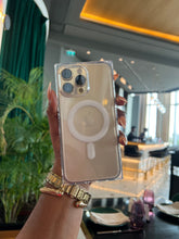 Load image into Gallery viewer, Transparent Rectangular MagSafe case