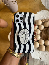 Load image into Gallery viewer, Monochrome clock popsocket case.