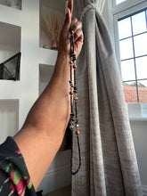 Load image into Gallery viewer, Gorgeous Long beaded Charms ( Black  mixed with brown beads )