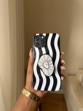 Load image into Gallery viewer, Monochrome clock popsocket case.