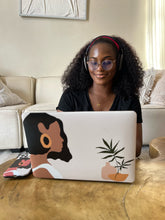 Load image into Gallery viewer, BLACKGIRL MAGIC MACBOOK  CASE with matching keyboard cover ✨