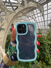 Load image into Gallery viewer, Blue Transparent wavy case π