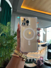 Load image into Gallery viewer, Transparent Rectangular MagSafe case