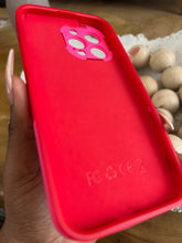 Load image into Gallery viewer, Two Toned silicone case(Red and pink ) no