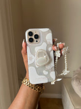 Load image into Gallery viewer, Holographic translucent popsocket case (can be bought with or without the charm holder) it’ll