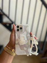 Load image into Gallery viewer, Holographic translucent popsocket case (can be bought with or without the charm holder) it’ll