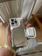 Load image into Gallery viewer, Luxury sliver case (can be bought with or without the popsocket)