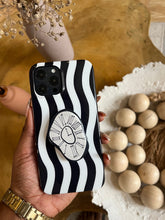 Load image into Gallery viewer, Monochrome clock popsocket case.