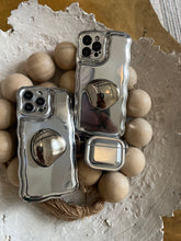 Load image into Gallery viewer, Luxury sliver case (can be bought with or without the popsocket)