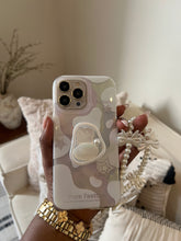 Load image into Gallery viewer, Holographic translucent popsocket case (can be bought with or without the charm holder) it’ll