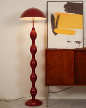 Load image into Gallery viewer, Burgundy Bubble Floor Lamp