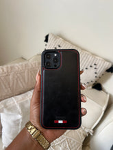 Load image into Gallery viewer, LUXURY LEATHER PHONECASE (BLACK)