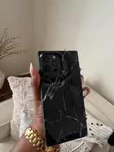 Load image into Gallery viewer, Rectangular black marble case