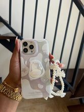 Load image into Gallery viewer, Holographic translucent popsocket case (can be bought with or without the charm holder) it’ll
