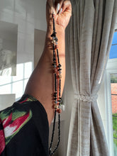 Load image into Gallery viewer, Gorgeous Long beaded Charms ( Black  mixed with brown beads )