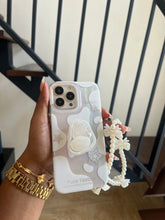 Load image into Gallery viewer, Holographic translucent popsocket case (can be bought with or without the charm holder) it’ll