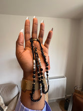 Load image into Gallery viewer, Gorgeous Long beaded Charms (black and white)