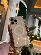 Load image into Gallery viewer, Transparent Rectangular MagSafe case