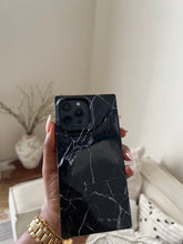 Load image into Gallery viewer, Rectangular black marble case