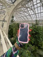 Load image into Gallery viewer, Pink Transparent wavy case π