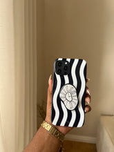 Load image into Gallery viewer, Monochrome clock popsocket case.
