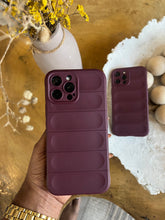 Load image into Gallery viewer, Maroon Soft 3D Stripe case