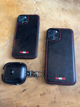 Load image into Gallery viewer, LUXURY LEATHER PHONECASE (BLACK)