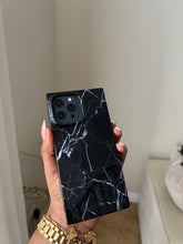 Load image into Gallery viewer, Rectangular black marble case