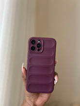 Load image into Gallery viewer, Maroon Soft 3D Stripe case