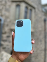 Load image into Gallery viewer, Baby blue Premium silicone apple case