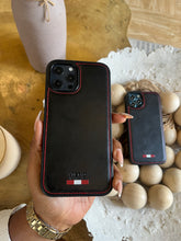 Load image into Gallery viewer, LUXURY LEATHER PHONECASE (BLACK)