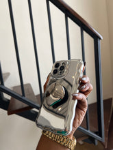 Load image into Gallery viewer, Luxury sliver case (can be bought with or without the popsocket)
