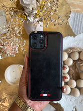Load image into Gallery viewer, LUXURY LEATHER PHONECASE (BLACK)