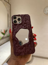 Load image into Gallery viewer, Gorgeous  Matte maroon   mirror case