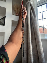 Load image into Gallery viewer, Gorgeous Long beaded Charms ( Black  mixed with brown beads )