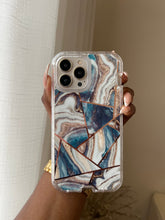 Load image into Gallery viewer, Electroplated Marble design 2 in 1 SHOCKPROOF CASE