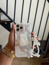 Load image into Gallery viewer, Holographic translucent popsocket case (can be bought with or without the charm holder) it’ll