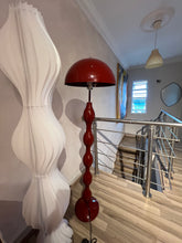 Load image into Gallery viewer, Burgundy Bubble Floor Lamp