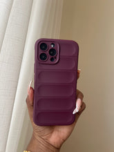 Load image into Gallery viewer, Maroon Soft 3D Stripe case