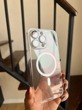 Load image into Gallery viewer, Ultra SLIM transparent MagSafe case with inbuilt lens protector