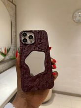 Load image into Gallery viewer, Gorgeous  Matte maroon   mirror case