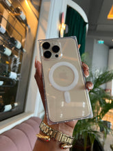 Load image into Gallery viewer, Transparent Rectangular MagSafe case
