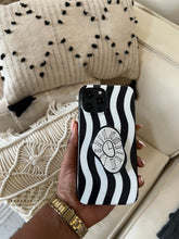 Load image into Gallery viewer, Monochrome clock popsocket case.