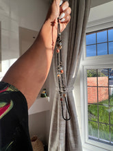 Load image into Gallery viewer, Gorgeous Long beaded Charms ( Black  mixed with brown beads )
