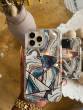 Load image into Gallery viewer, Electroplated Marble design 2 in 1 SHOCKPROOF CASE